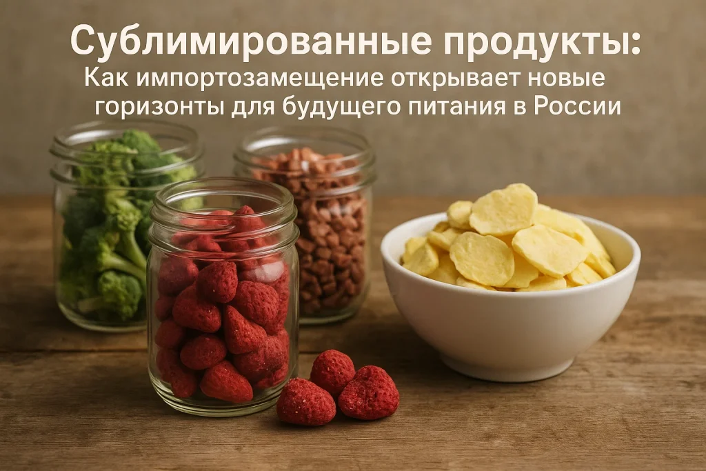 Сублимированные продукты: Как импортозамещение открывает новые горизонты для будущего питания в России? Сублимированные продукты: Как импортозамещение открывает новые горизонты для будущего питания в России?