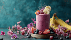 Смузи с клубникой