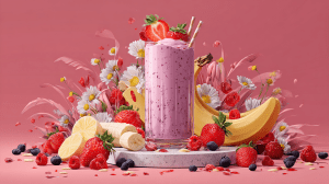 Смузи клубника