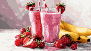Смузи клубника