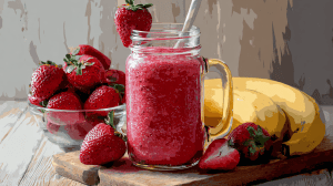Смузи с клубникой