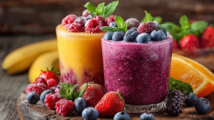 Смузи клубника