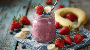 Смузи клубника