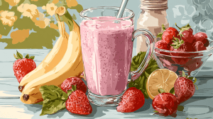 Смузи клубника
