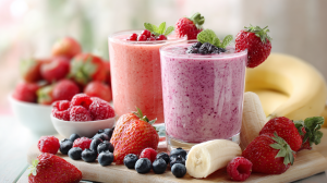 Смузи клубника