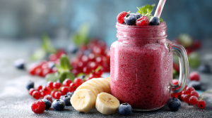 Смузи клубника